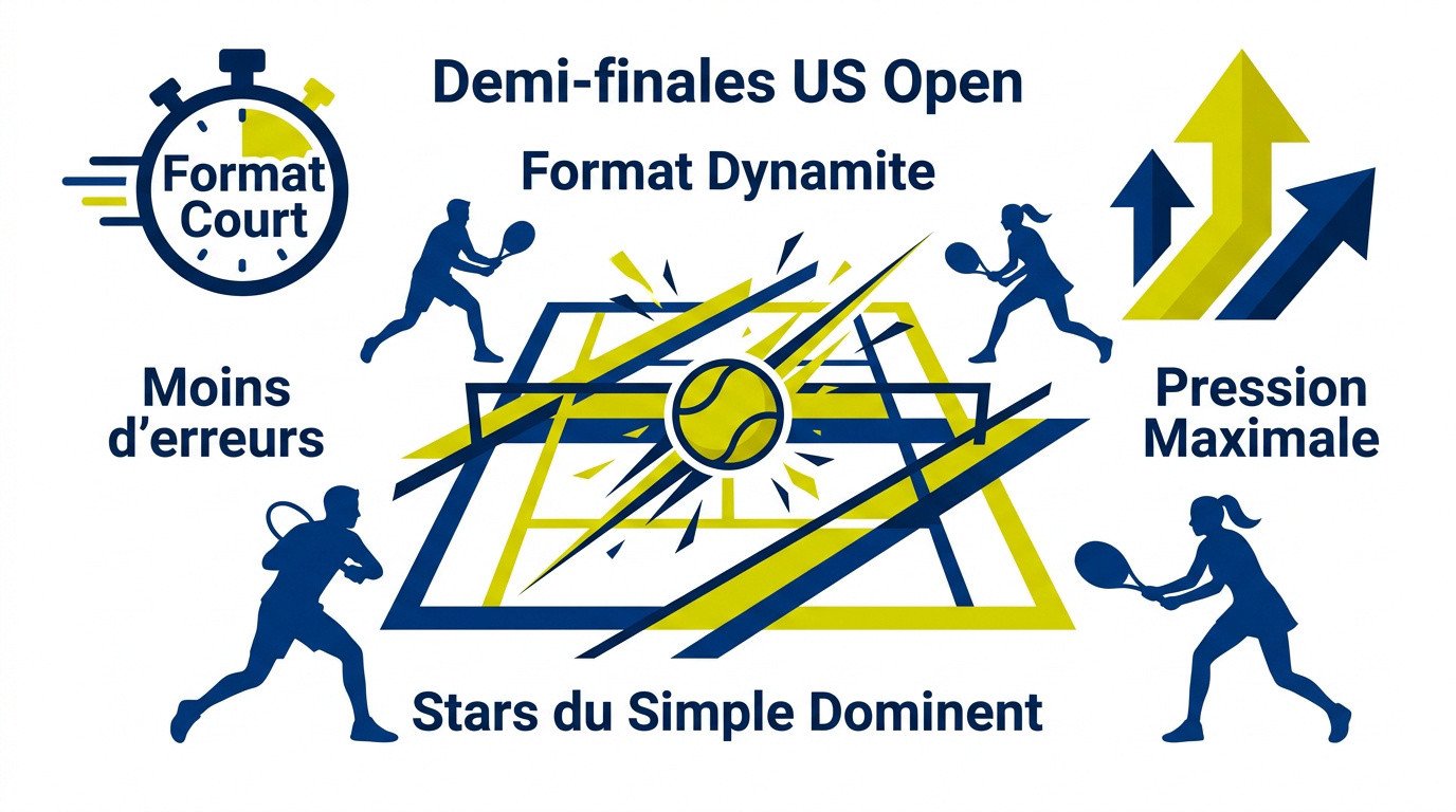 Gaël Monfils et Elina Svitolina sur le court lors de l'US Open 2026