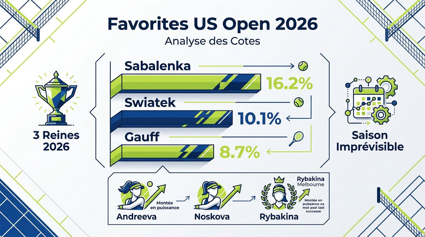Favorites US Open 2026 Aryna Sabalenka Iga Swiatek Coco Gauff