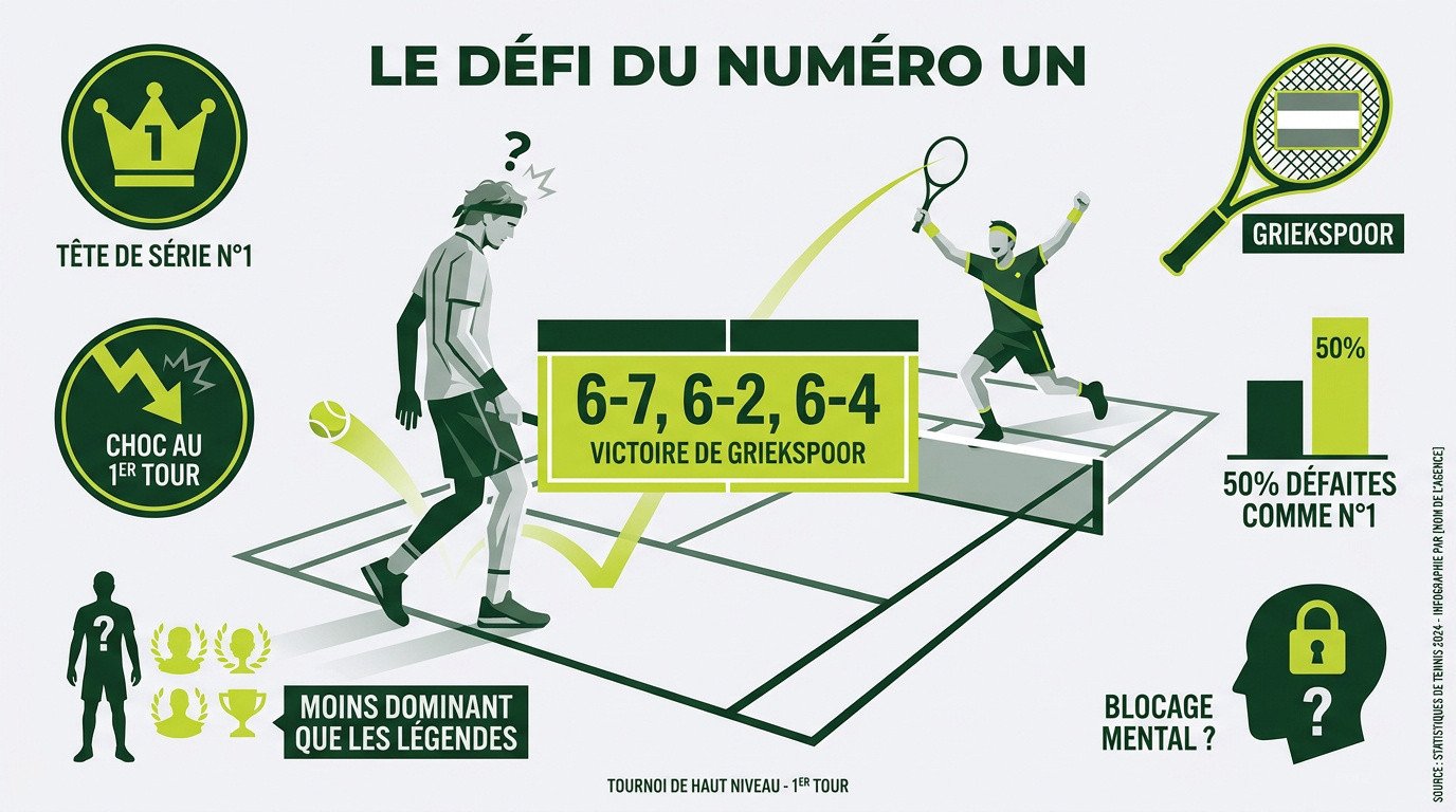 Tallon Griekspoor célèbre sa victoire surprise contre Alexander Zverev au Masters 1000 de Montréal 2026