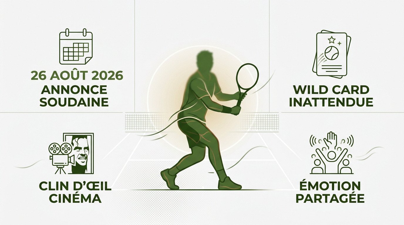 Stan Wawrinka annonce son retour surprise à l'US Open 2026