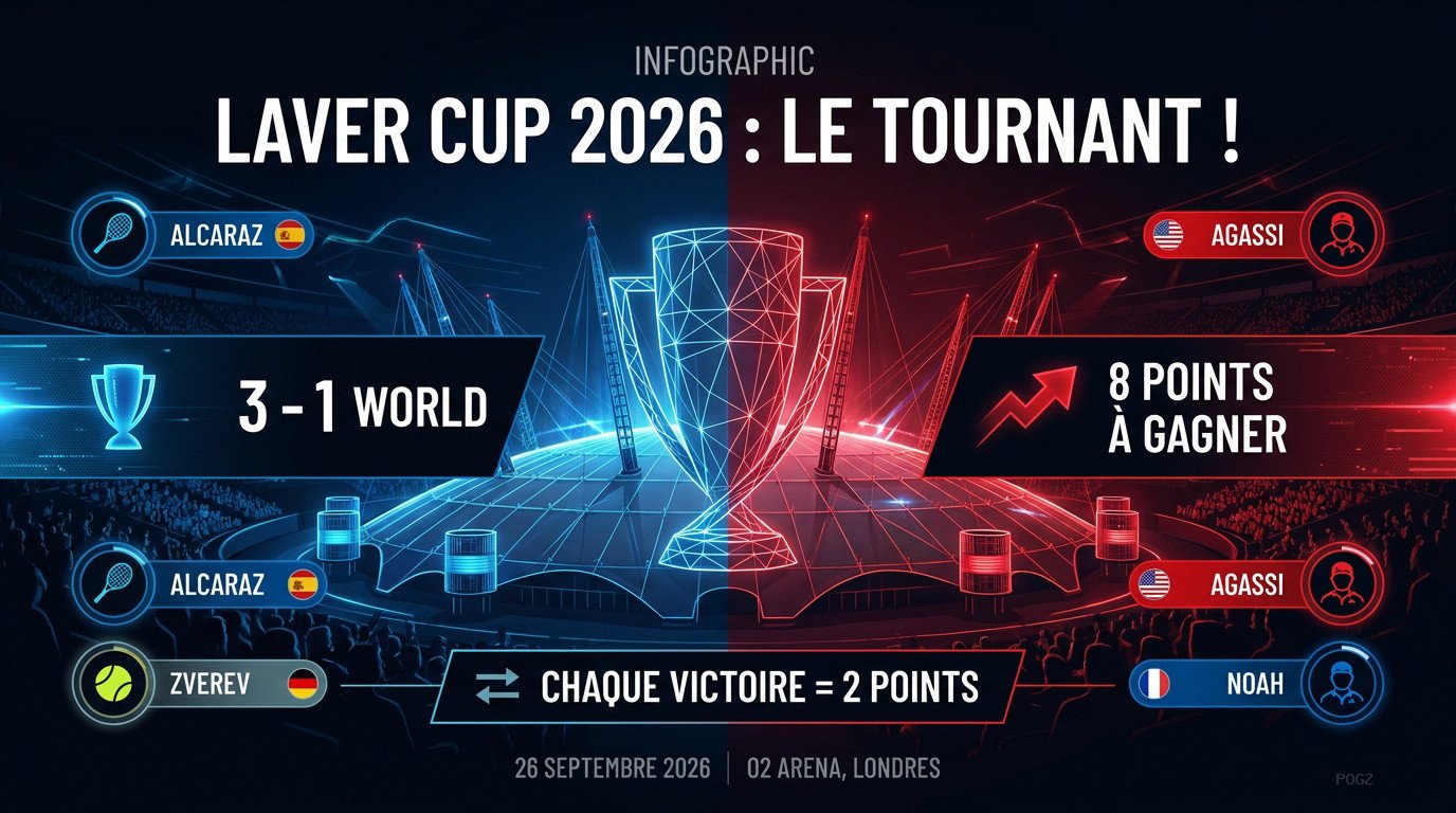 Carlos Alcaraz et Alexander Zverev à l'entraînement pour la Laver Cup 2026 à Londres