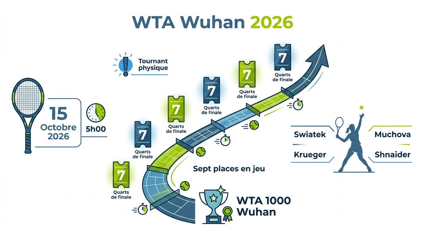Huitièmes de finale WTA Wuhan 2026