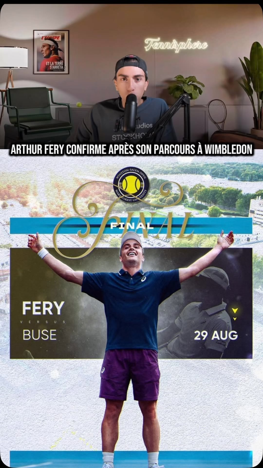 Arthur Fery confirme après sa demi-finale à Wimbledon 👀