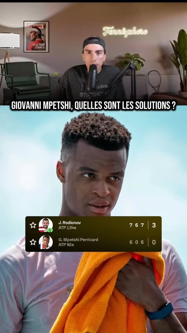Giovanni Mpetshi Perricard n’a plus gagné un match sur le circuit ATP depuis juin 😬