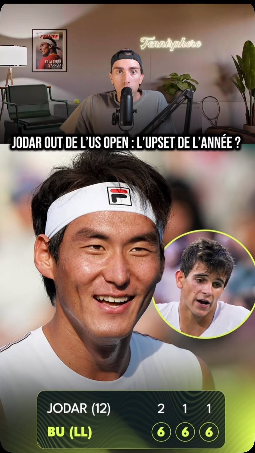 Rafael Jodar s’incline en 3 sets face à Yunchaokete Bu 😳