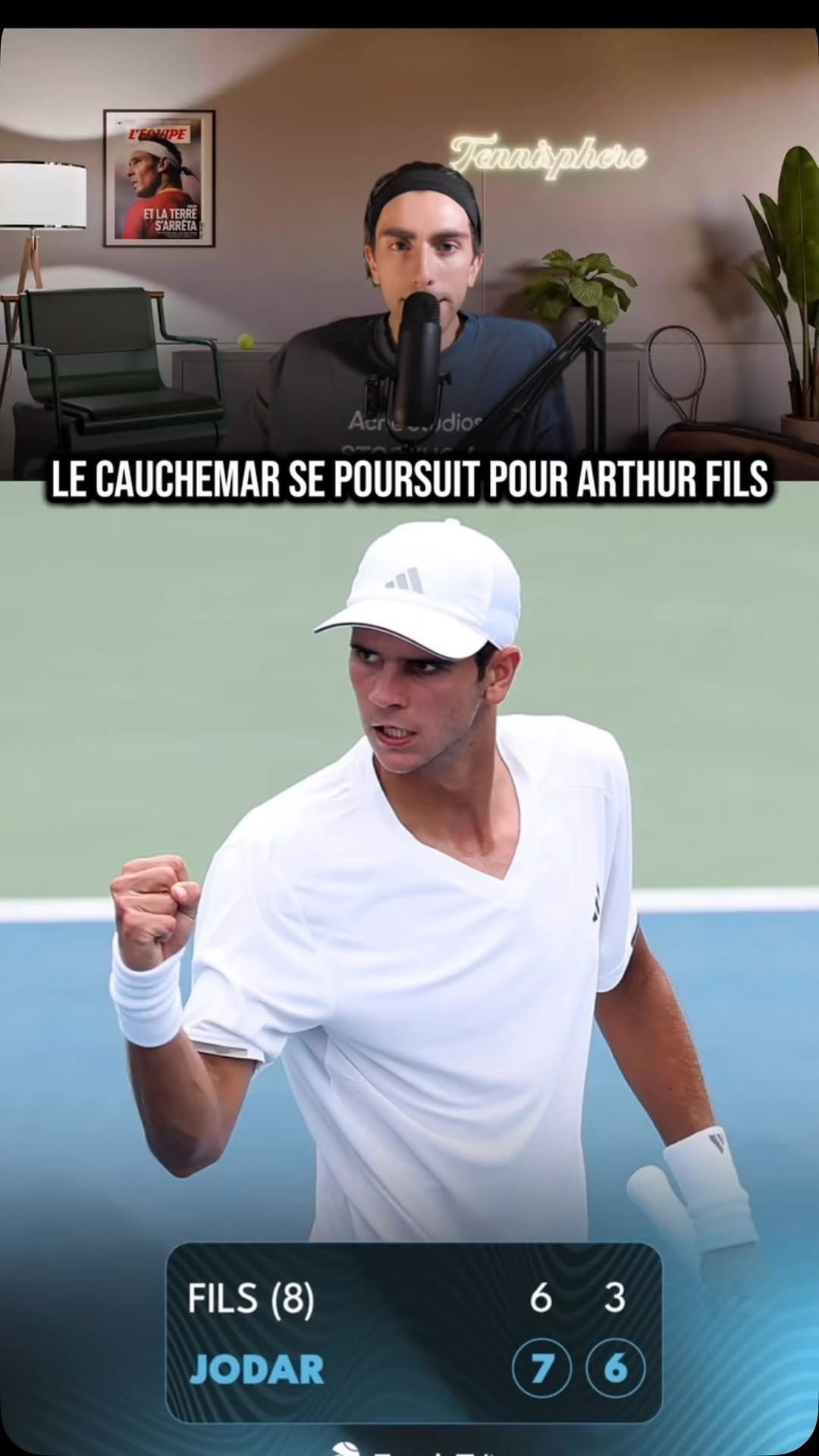 Arthur Fils s’incline en 2 sets face à Rafael Jodar du côté de Washington 🤕