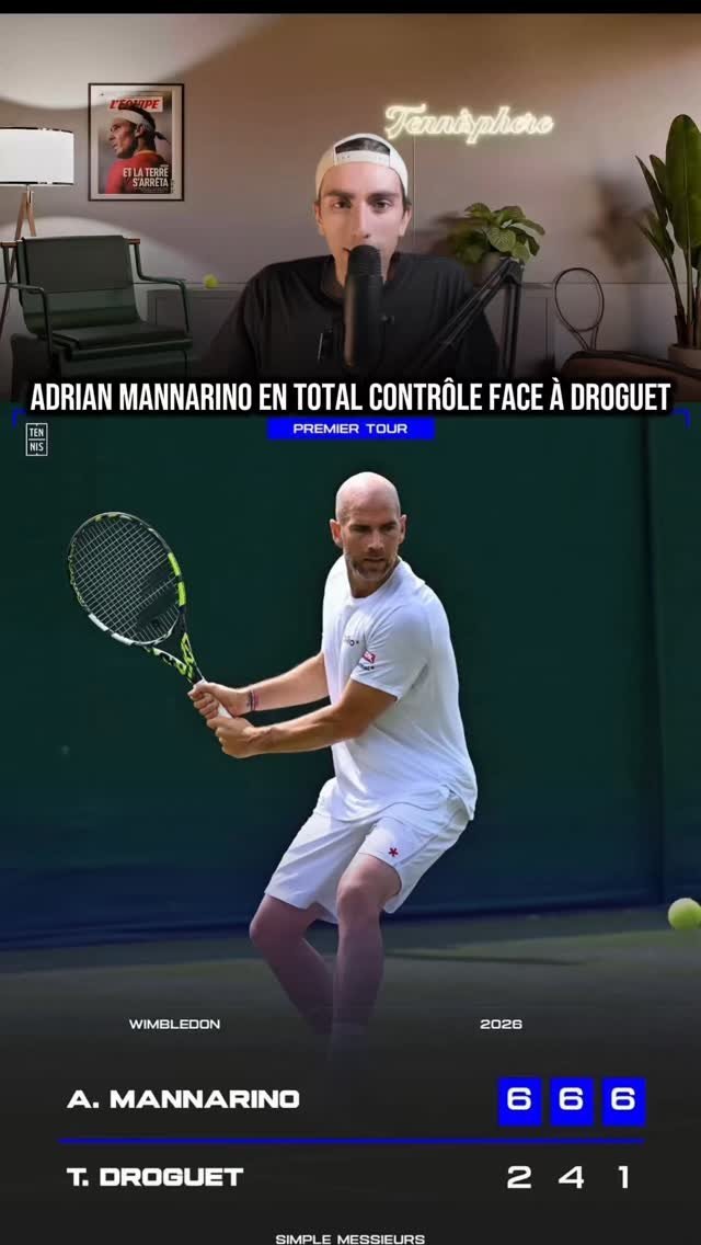 Notre divin chauve s’impose en 3 sets et vise son premier titre du Grand Chelem à Wimbledon 🍓