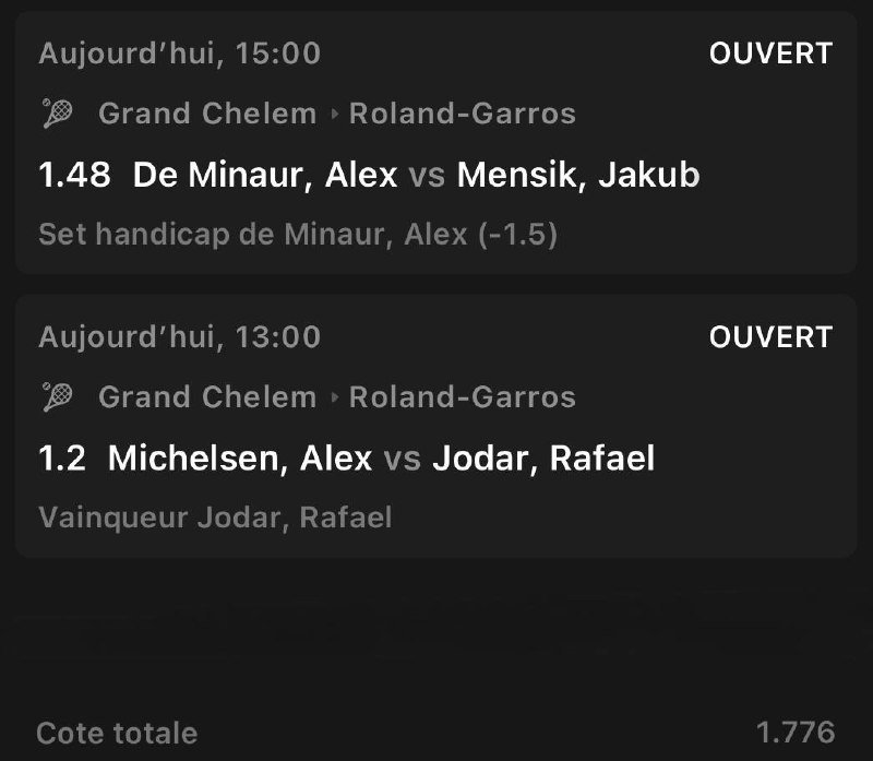 #RolandGarros 🇫🇷