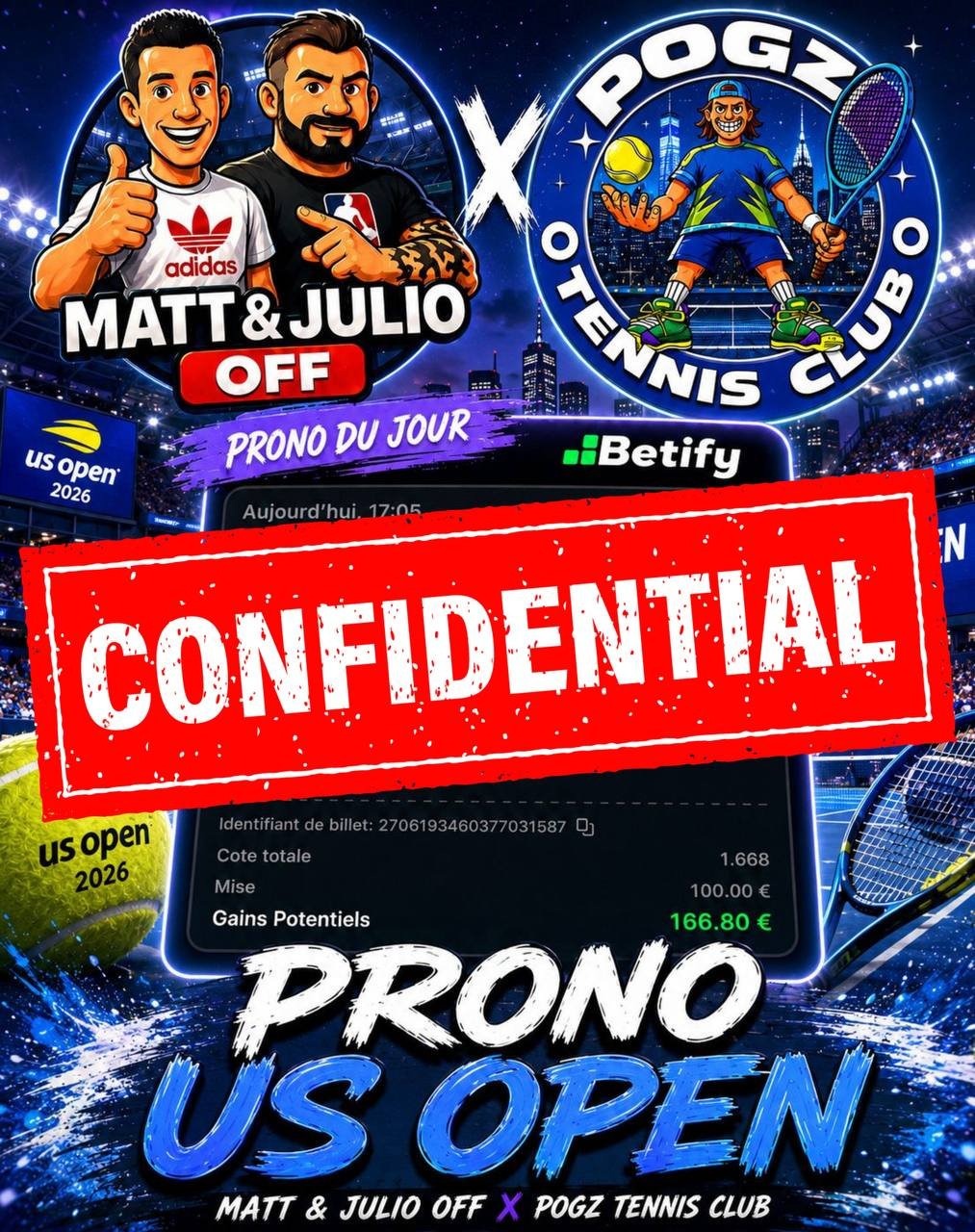 MONTANTE POGZ PICKS X MATT&JULIO 🐳