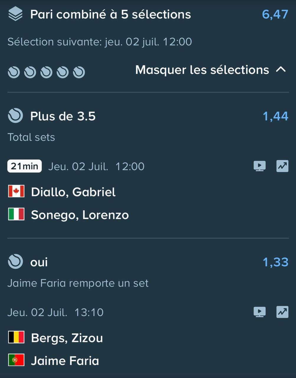 🔽 TICKET FIL ROUGE 🔽